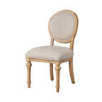 The Pioneer Woman Willa Rounded Back Dining Chairs, Heirloom Wheat, Set of 2