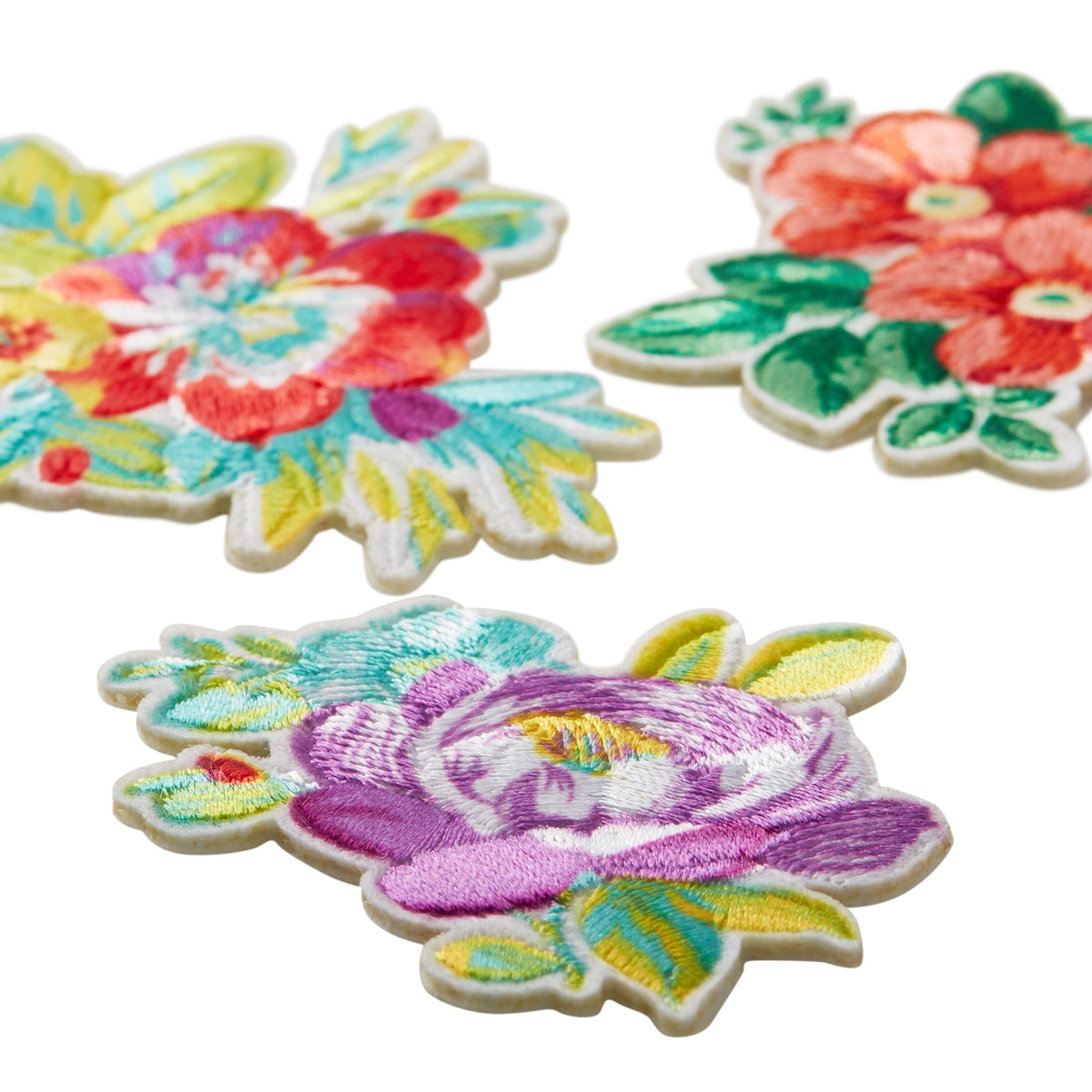 The Pioneer Woman Assorted Adhesive Iron-on Patch Appliques Set, 7-Piece
