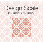 The Pioneer Woman Pink Salmon Washy Trellis Peel and Stick Wallpaper, 18" x 18.86'