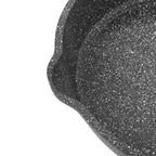 The Pioneer Woman Prairie Signature 2-Piece Cast Aluminum 10" & 12" Fry Pan Set, Charcoal Speckle