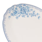 Cottage Bloom Agatha Stoneware 16-inch Serving Platter, Blue