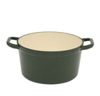 The Pioneer Woman 5-Quart Enamel Cast Iron Dutch Oven with Lid, Dark Green