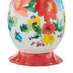 Multi- Color 2 Piece Ceramic Bath Accessories Set, The Pioneer Woman Breezy Blossom