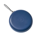 The Pioneer Woman Harlow 12" Ceramic Non-Stick Fry Pan, Denim Blue
