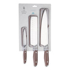 The Pioneer Woman 3-Piece Knife Set, Brown Speckle