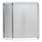 The Pioneer Woman Naturals Aluminum 2 Pack Half Sheet Set Silver 17.1" x 12.1" x 1"