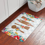 (3 pack) The Pioneer Woman Sweet Romance Kitchen Comfort Rug, Multicolor, 20"W x 30"L