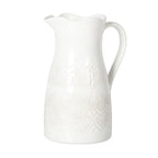 The Pioneer Woman Vintage Lace Linen 9-inch Ceramic Pitcher