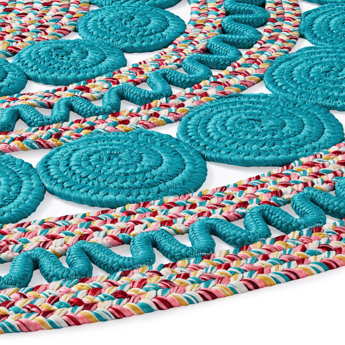 The Pioneer Woman Braided Floral Round Rug, 48"