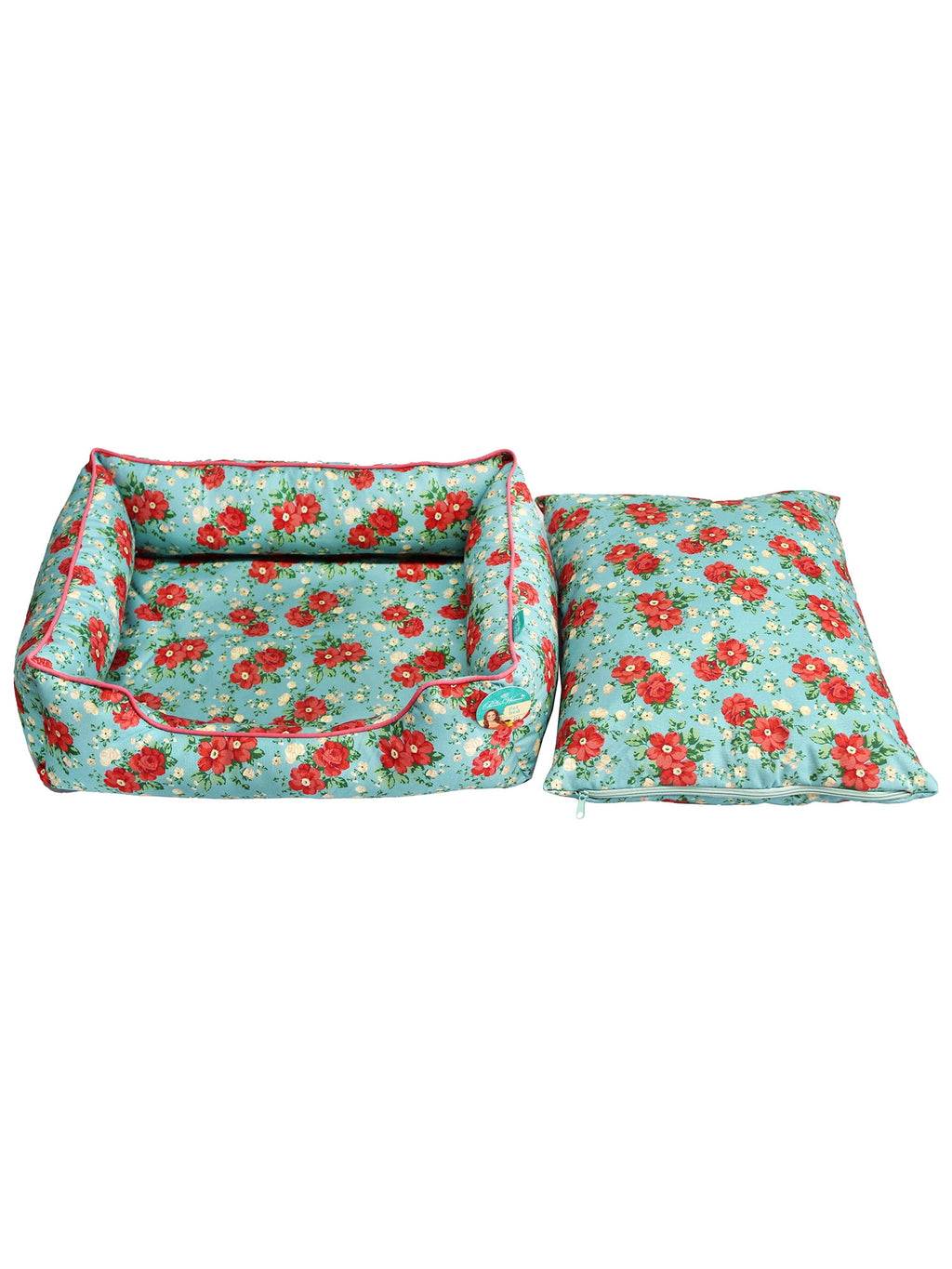The Pioneer Woman Pet Bed, Vintage Floral Small 20" x 17"