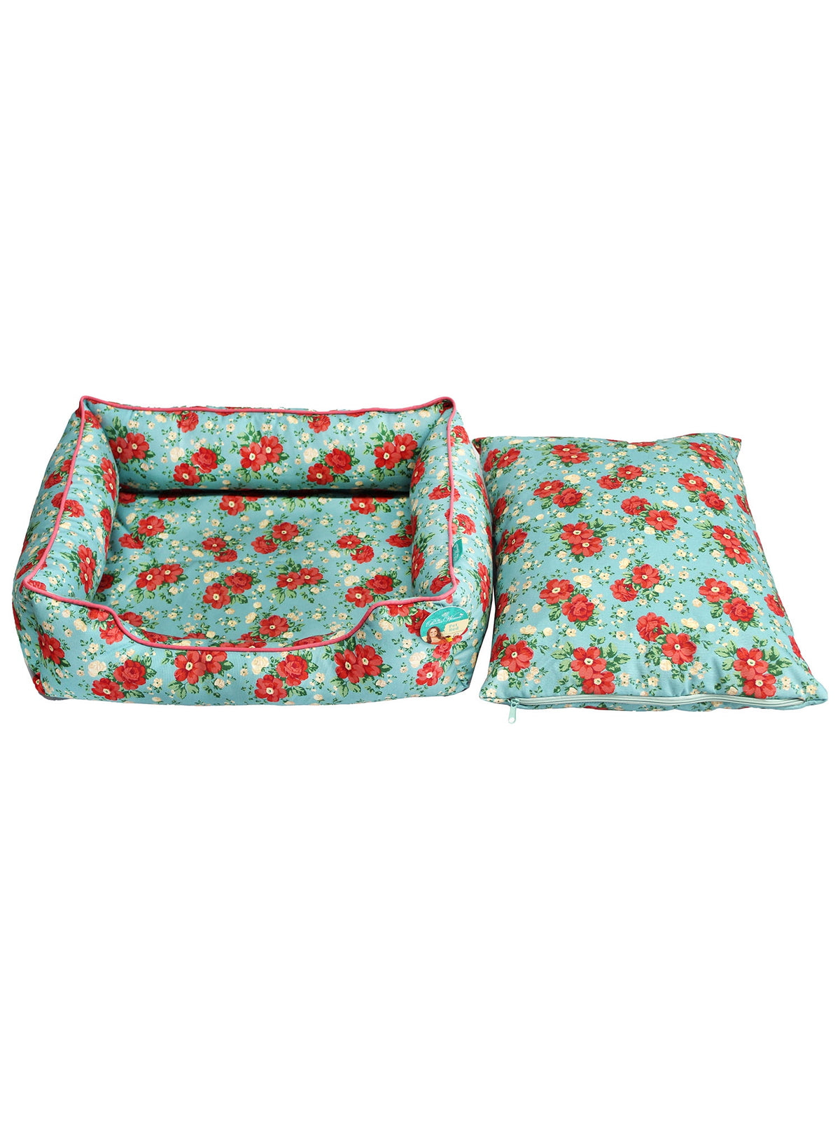 The Pioneer Woman Pet Bed, Vintage Floral Small 20" x 17"