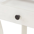 The Pioneer Woman Vanity Set and Stool with Tri-Fold Mirror and Made With Solid Wood Frame, White