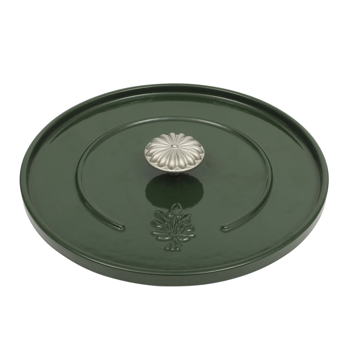 The Pioneer Woman 5-Quart Enamel Cast Iron Dutch Oven with Lid, Dark Green