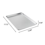 The Pioneer Woman Aluminum Sheet Pan Set with Wire Rack & Silicone Baking Mat, 3-Piece, 13"x18"