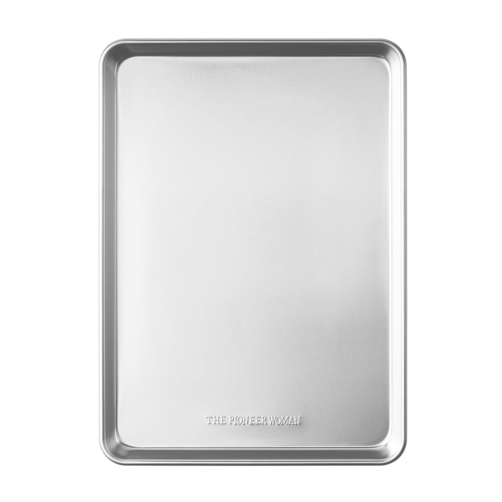The Pioneer Woman Aluminum Sheet Pan Set with Wire Rack & Silicone Baking Mat, 3-Piece, 13"x18"