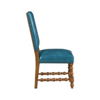 The Pioneer Woman Harper Faux Leather Dining Chairs, Turquoise, Set of 2