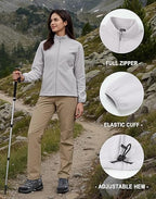 Pioneer Camp Athleisure Fleece Long Sleeve Jacket, Women's