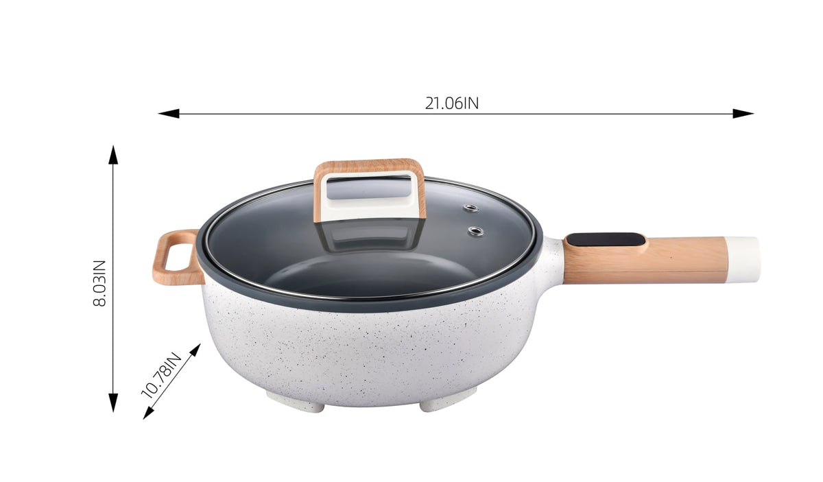 The Pioneer Woman 3.5L Electric Skillet, Linen Speckle