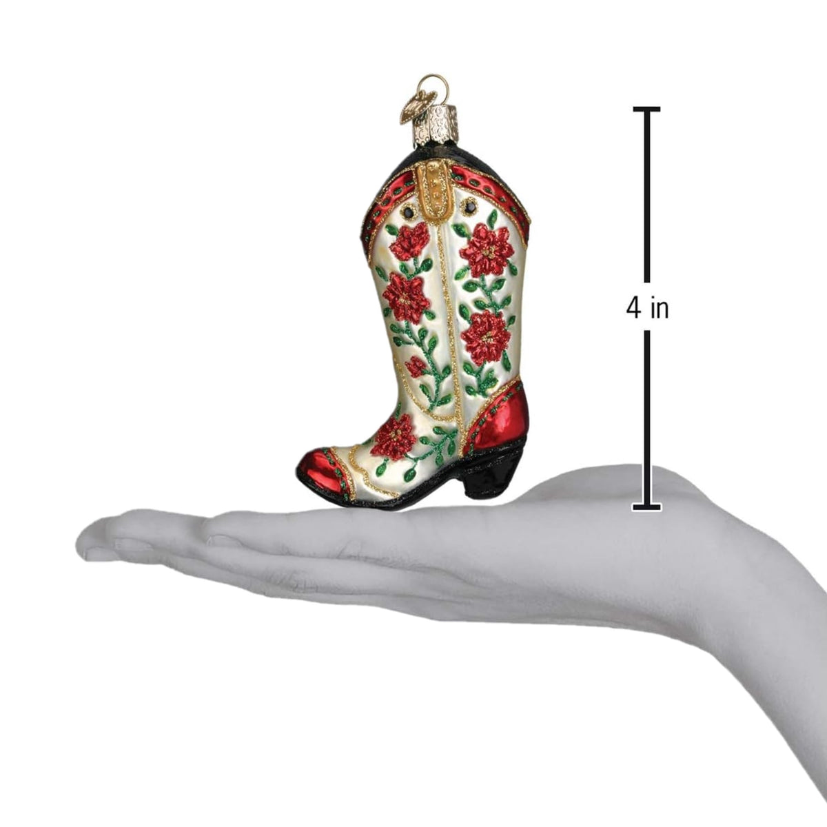 Old World Christmas Cowboy Pioneer Collection Glass Blown Ornaments for Christmas Tree Cowgirl