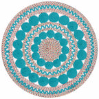 The Pioneer Woman Braided Floral Round Rug, 48"