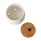 The Pioneer Woman Colette Stoneware Onion Keeper, White