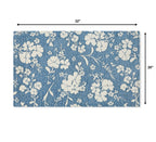 The Pioneer Woman Elmbrook Wildflower Cloudwalk Anti-Fatigue Comfort Mat, Blue, 20" x 32"