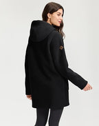 Pioneer Camp Women's Long Fleece Jacket Thermal Sherpa Lined Full Zip Up Hoodies with Pockets Causual Warm Winter Coat