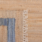 The Pioneer Woman Denim Jute Runner Rug, Natural with Blue Border, 30 x 96 Inches