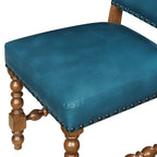 The Pioneer Woman Harper Faux Leather Dining Chairs, Turquoise, Set of 2