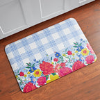 (3 pack) The Pioneer Woman Bouquet Plaid Kitchen Comfort Floor Mat, Multicolor, 20"W x 30"L