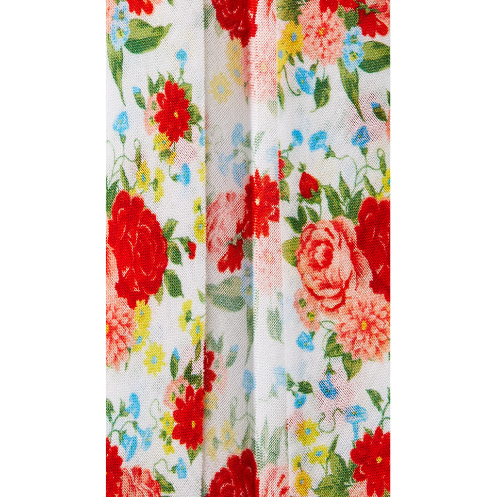 Cottage Bloom Sweet Rose Double Fold Cotton Quilt Binding Ribbon, 7/8" x 25 Yards