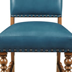 The Pioneer Woman Harper Faux Leather Dining Chairs, Turquoise, Set of 2