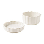 Pioneer Woman Cream Colette Tray with 3 Bowls with lids