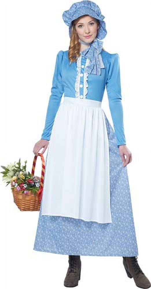 Cottage Bloom Adult Costume: Large Female - Prairie Style Historical Dress