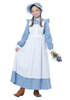 Child Pioneer Girl Costume - M Blue Medium