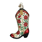 Old World Christmas Cowboy Pioneer Collection Glass Blown Ornaments for Christmas Tree Cowgirl