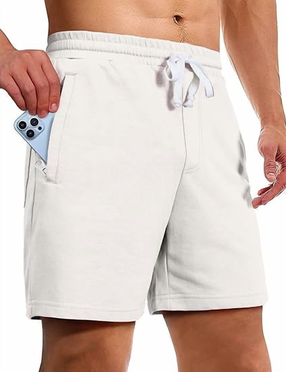 Cottage Bloom Sweat Shorts for Men 5 Inch Inseam Shorts Athletic Gym Workout Casual Cotton Shorts for Running Pajama ...