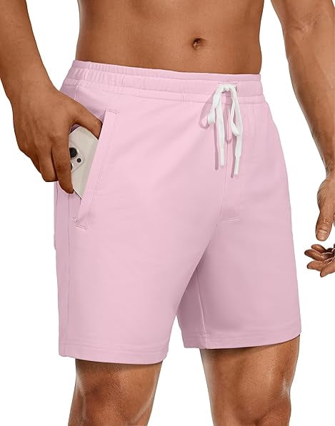 Cottage Bloom Sweat Shorts for Men 5 Inch Inseam Shorts Athletic Gym Workout Casual Cotton Shorts for Running Pajama ...