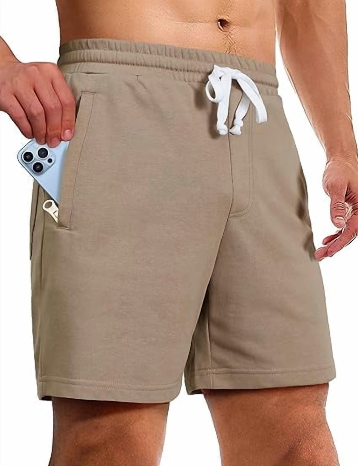 Cottage Bloom Sweat Shorts for Men 5 Inch Inseam Shorts Athletic Gym Workout Casual Cotton Shorts for Running Pajama ...