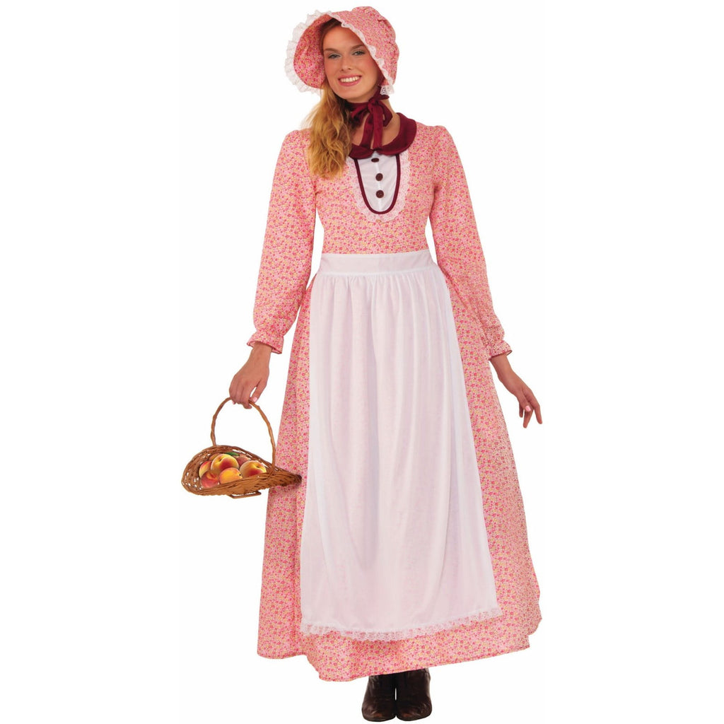 Cottage Bloom Standard Adult Costume - Prairie Style Historical Dress