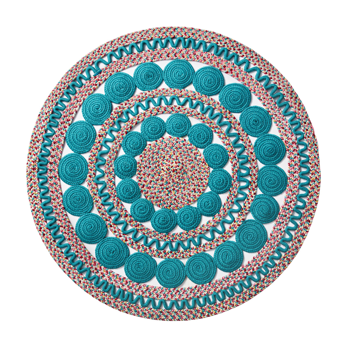 The Pioneer Woman Braided Floral Round Rug, 48"