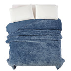 Cottage Bloom Eloise Floral Velvet Quilt, Full/Queen, Blue Dust Bedding