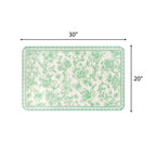 The Pioneer Woman Agatha Comfort Kitchen Mat, Green, 20" x 30"