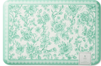 The Pioneer Woman Agatha Comfort Kitchen Mat, Green, 20" x 30"