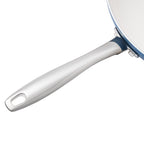 The Pioneer Woman Harlow 12" Ceramic Non-Stick Fry Pan, Denim Blue