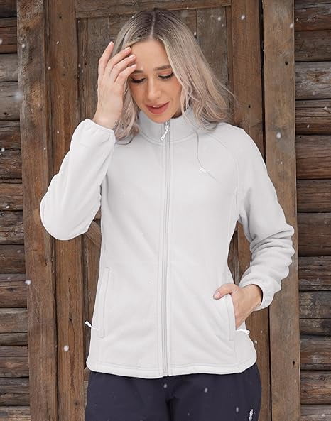 Pioneer Camp Athleisure Fleece Long Sleeve Jacket, Women's