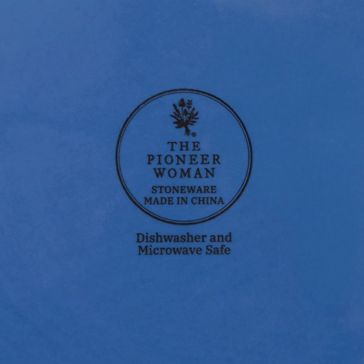 The Pioneer Woman Colette 12-Piece Stoneware Dinnerware Set, Blue