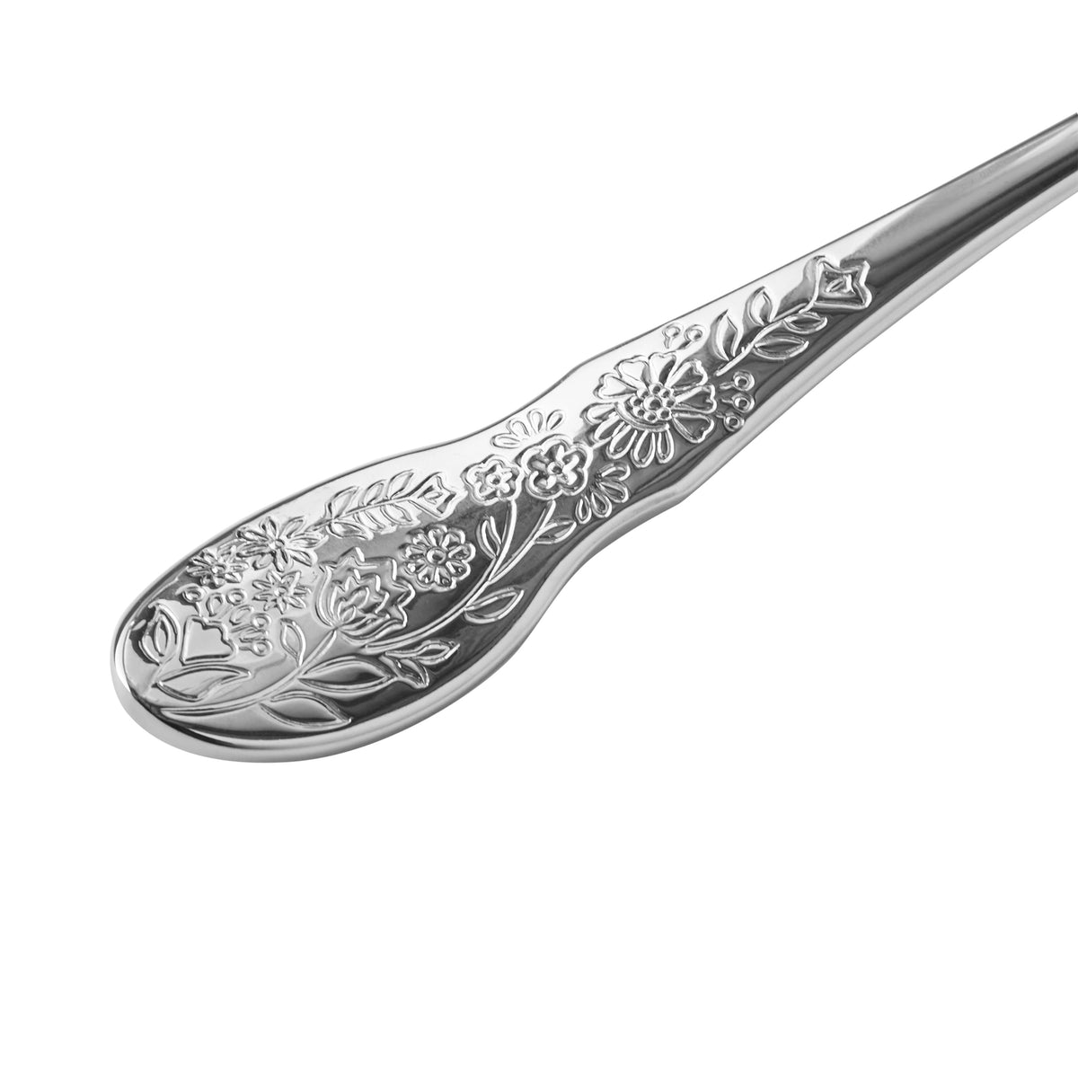 (3 pack) The Pioneer Woman Mazie 4-Piece Serve Utensils Set, Stainless Steel, Silver