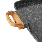 The Pioneer Woman Prairie Signature Cast Aluminum Double Griddle, Charcoal Speckle