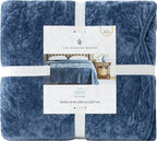 Cottage Bloom Eloise Floral Velvet Quilt, Full/Queen, Blue Dust Bedding
